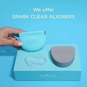 SPARK Aligner logo. We are a provider of SPARk Cleart Aligners.